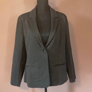 NWOT J. Crew Stretchy Gray Fitter Blazer Sz 14
